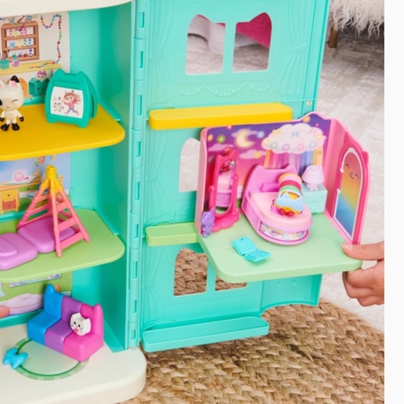 Gabby’s Dollhouse Toys New Toy Gabbys Dollhouse Pillow Cats Sweet Dreams Bedroom 9 Pcs Toy